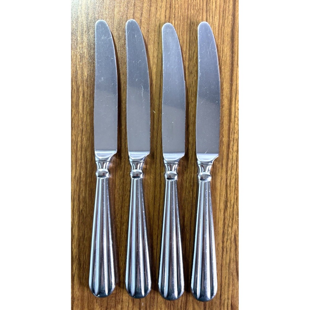 Oneida Silver USA ~ Unity ~ Stainless‎ Flatware Pieces ~ 4 French Hollow Knives